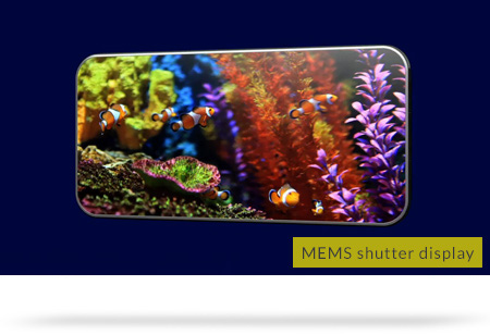 High resolution mirror display