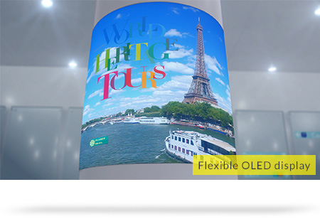 Flexible OLED display