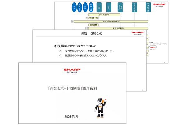 Screen shots of the reinstatement support videos Image