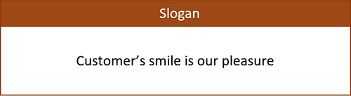 Slogan:Looking customer smile is my pleasure Image