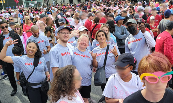 Participants at the starting point Phot
